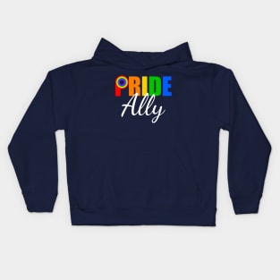 Gay Pride Ally Kids Hoodie